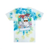 Футболка RIPNDIP Raise Da Hell Tee Yellow & Blue Acid Wash - фото 31278