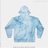 Худи КУЛЬТУРА oversize  "basic", tie dye голубой - фото 31450