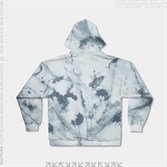 Худи КУЛЬТУРА oversize  "basic", tie dye серый - фото 31456