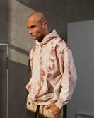 Худи КУЛЬТУРА oversize  "basic", tie dye бежевый - фото 31720