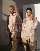 Худи КУЛЬТУРА oversize  "basic", tie dye бежевый - фото 31721