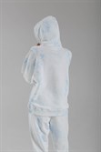Худи КУЛЬТУРА oversize  "basic", tie dye голубой - фото 31725