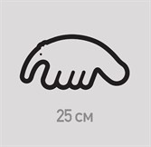 Наклейка ANTEATER Sticker-Mini-Logo-Black - фото 31835
