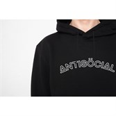 Худи ANTISOCIAL черное Logo 2.0 - фото 32444