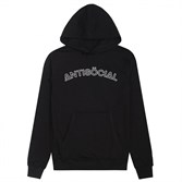 Худи ANTISOCIAL черное Logo 2.0 - фото 32447