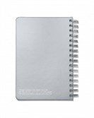 KRINK SPIRAL NOTEBOOK SILVER 100страниц 14.70x21.1см - фото 33736