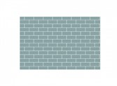 Стикер Brick Wall / серая стена 8x12 см. - фото 33745