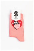 Носки SUPER SOCKS Люблю тебя, розовый - фото 34194