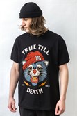 Футболка Oldy Cat/Hat черный - фото 35458