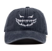 Кепка Бордшоп#1 v2 smile синий (белый принт) - фото 36571