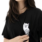 Футболка RIPNDIP Lord Nermal Pocket Tee Black - фото 37578
