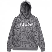 Толстовка RIPNDIP Bubble Booble Hoodie Charcoal Heather - фото 37580