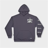 Худи КУЛЬТУРА oversize "Danger",  фиолетовый - фото 38308
