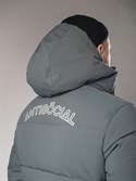 Куртка Anti Social серая Down Jacket - фото 39256