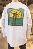 Лонгслив Бордшоп#1 Глаз белый - фото 39496