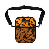 Сумка через плечо ТАЙНА x ЗУКО черный/экокожа/оранж принт - фото 40069