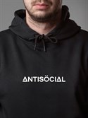 Худи Anti Social черное Basic Antisocial - фото 40529