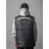 Жилетка Anti Social черная Zip Down - фото 40803
