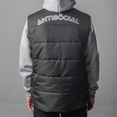 Жилетка Anti Social серая Zip Down - фото 40805