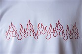 Лонгслив БОРДШОП#1 Flame белый - фото 41067
