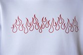 Худи БОРДШОП#1 Flame белый - фото 41088