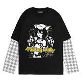 Лонгслив с двойным рукавом ATF Racing Club Черный/Белый - фото 41301