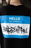 Футболка БОРДШОП#1 HELLO blau черный - фото 41609