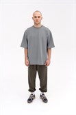 Футболка КУЛЬТУРА oversize "Basic", серый - фото 42024