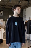 Лонгслив БОРДШОП#1 Лягушка Черный - фото 43107
