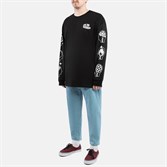 Лонгслив Haided ALL MY THOUGHTS RLXD LS TEE black - фото 43231