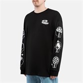 Лонгслив Haided ALL MY THOUGHTS RLXD LS TEE black - фото 43232