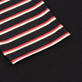 Лонгслив Haided SKRT RLXD DBL SLV CL LS TEE black/blk.wht.red.strp - фото 43243