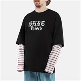 Лонгслив Haided SKRT RLXD DBL SLV CL LS TEE black/wht.red.nav.strp - фото 43248