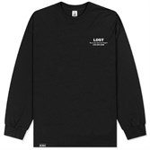 Лонгслив Haided FINGER RLXD LS TEE black - фото 43255