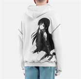 Худи Haided KATANA DAY HOODIE white.contrast.black - фото 43341