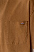 Футболка Dickies Short Sleeve Heavyweight T-Shirt Brown Duck - фото 43871
