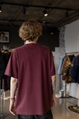 Футболка Dickies Short Sleeve Heavyweight T-Shirt Burgundy - фото 43876