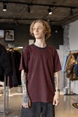 Футболка Dickies SKATEBOARDING STRIPE SHORT SLEEVE TEE Fired Brick Stripe - фото 43879
