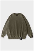 Толстовка SHMOT "BLANK", GARMENT DYE хаки - фото 44010