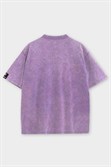 Футболка SHMOT "BLANK", GARMENT DYE фиолетовый - фото 44027