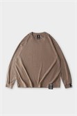 Лонгслив SHMOT "BLANK", GARMENT DYE бежевый - фото 44160