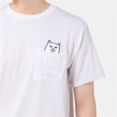 Футболка RIPNDIP Lord Nermal Pocket Tee White - фото 44295