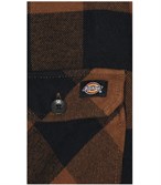 Рубашка Dickies SACRAMENTO Black and Brown Duck Plaid - фото 44445