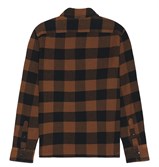 Рубашка Dickies SACRAMENTO Black and Brown Duck Plaid - фото 44446
