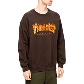 Свитшот Thrasher Inferno dark chocolate - фото 44486