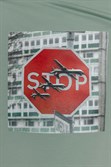 Футболка БОРДШОП"1 STOP зеленый - фото 44981