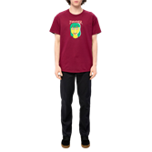 Футболка Thrasher TALK SHIT BY GONZ maroon - фото 45587