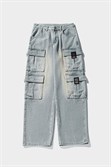 Джинсы SHMOT ''CARGO 4 POCKETS'', голубой - фото 45714