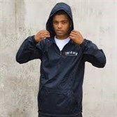 Анорак Thrasher KNOCK-OFF PULLOVER ANORAK NAVY - фото 4679