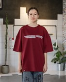 Футболка БОРДШОП#1 НОЖ бордовый - фото 47739